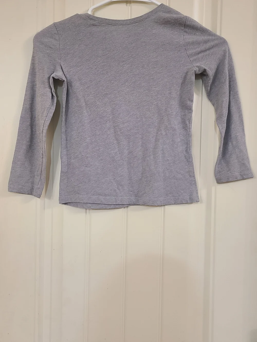 The Children's Place Gray Long Sleeve Unicorn Heart Tee Size 5T